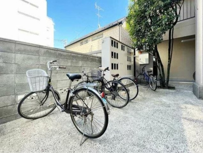 【駐車場】 | パルハイム西が丘　　13244 | 敷地内に自転車置き場があります(^^)/