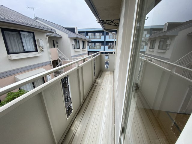 ガーデンハウス Ｃ棟のバルコニー