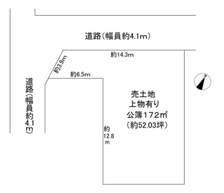【土地図】 | 近江八幡市上野町　売土地