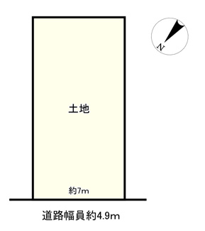 【土地図】 | 近江八幡市上田町　売土地