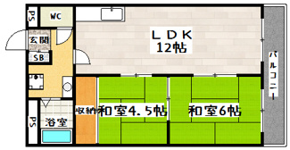 【間取り】 | 報徳マンション