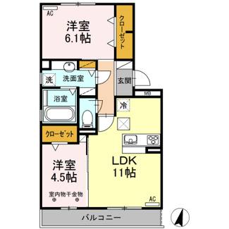【間取り】 | Ｄ－ｒｏｏｍ Ｇｌａｎｚ