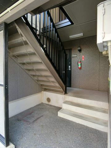 ロードキャッスル　A棟のエントランス