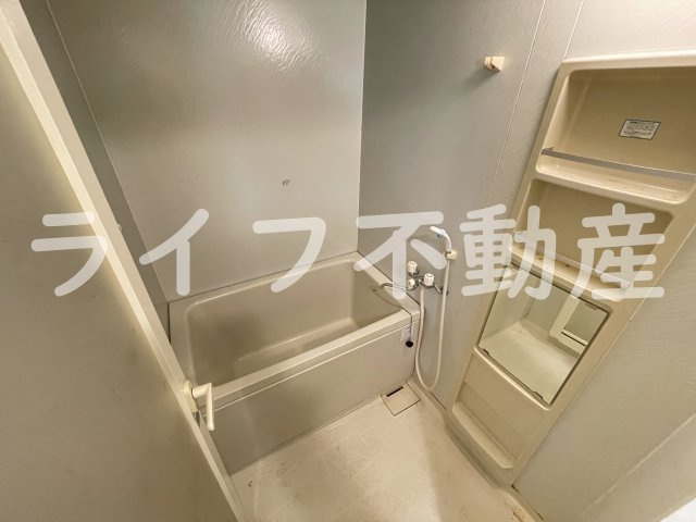 第2弥刀マンションの浴室|ゆったり過ごせるお風呂です
