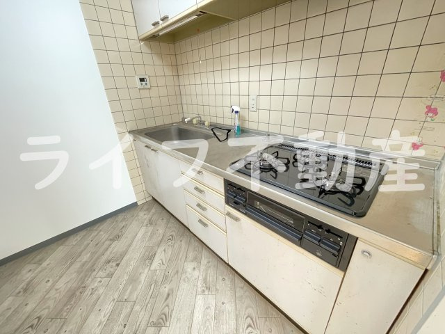 第2弥刀マンションのキッチン|キッチンでお料理をお楽しみください