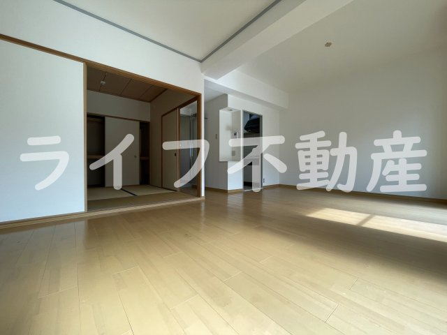 第2弥刀マンションの居間・リビング|ゆったり過ごせる居間です