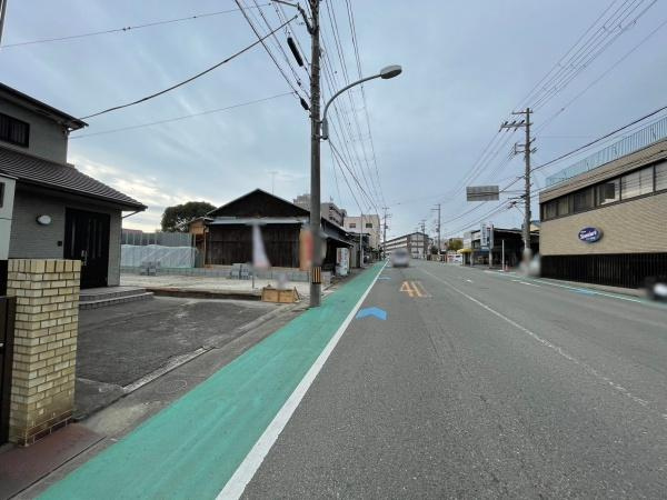 和歌山市新堀東2丁目土地の前面道路含む現地写真