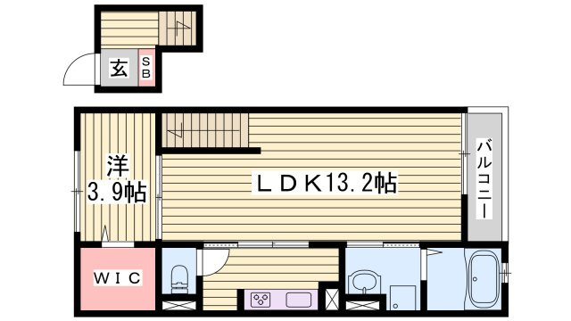 フィレール　デュ　トラジャⅦの間取り