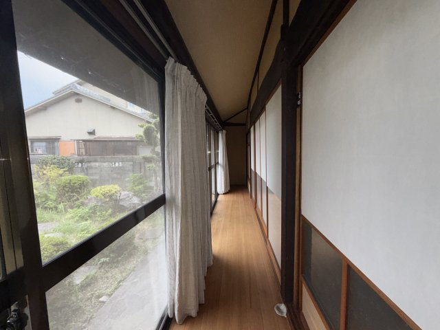 西中島平屋のバルコニー