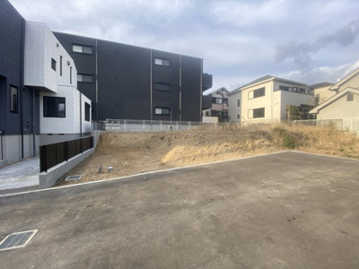 【外観】 | 須磨区若木町3丁目　土地 | 全４区画の最終区画。