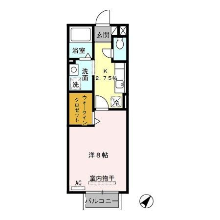 クレールアヴニール　Ｂ　　刈谷市近郊の賃貸はクラスホーム刈谷店の間取り