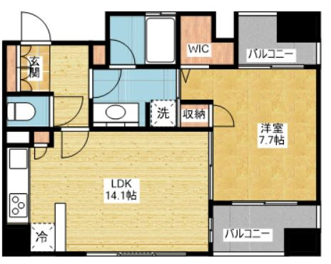ベレーサ鶴舞公園|名古屋市の賃貸ならMy賃貸の間取り|ベレーサ鶴舞公園