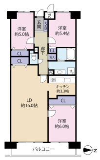 【間取り】 | ファミール北大阪パークサイド