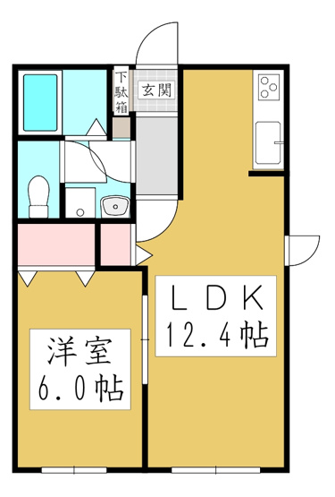【間取り】 | ベル　エスペランサ　ドゥ