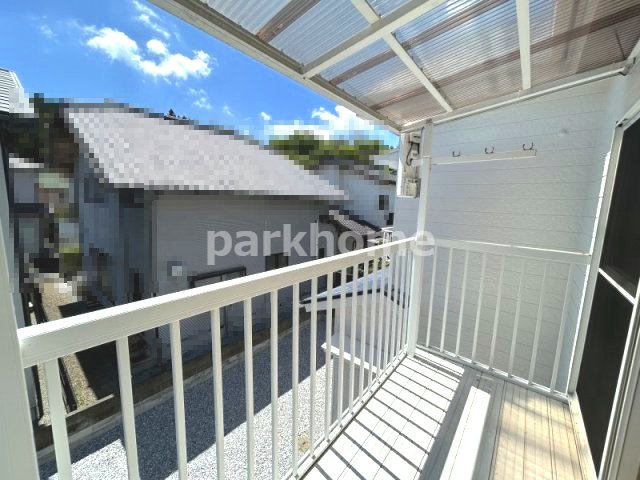 高知市福井町　中古住宅のバルコニー