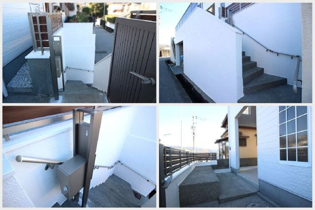 高知市福井町　中古住宅の玄関