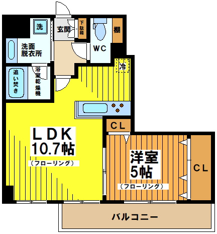 【間取り】 | ハイムローゼⅦ