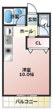 コート日方の間取り