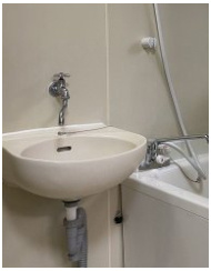 ドリームハウスの洗面所