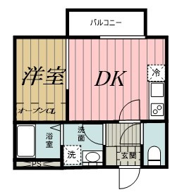 カインドネス千葉公園の間取り