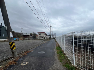 【前面道路含む現地写真】 | 大津市大物626-27,626-28　売土地