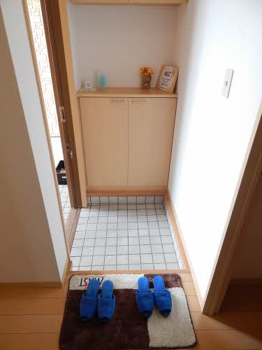 サンライズ北野B棟【キャッシュバック対象物件】の玄関|落ち着いた玄関です