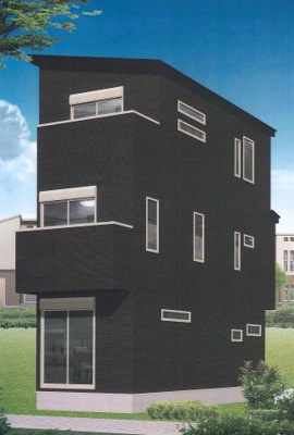 【外観パース】 | 茅ケ崎市赤羽根新築戸建