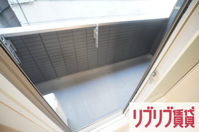 ガルデ西千葉のバルコニー