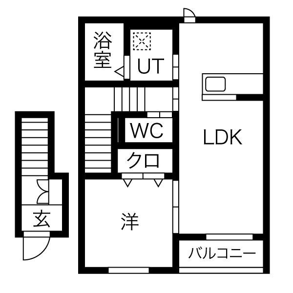 アイメゾン東山の間取り
