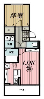 D-room穴川2丁目の間取り