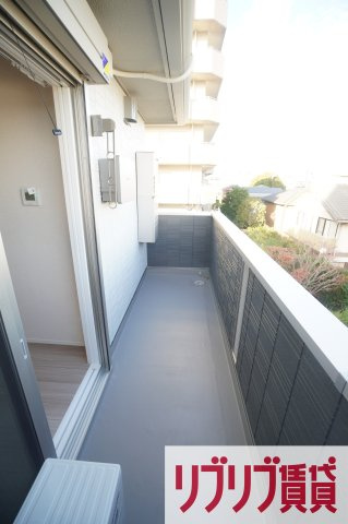 D-room穴川2丁目のバルコニー