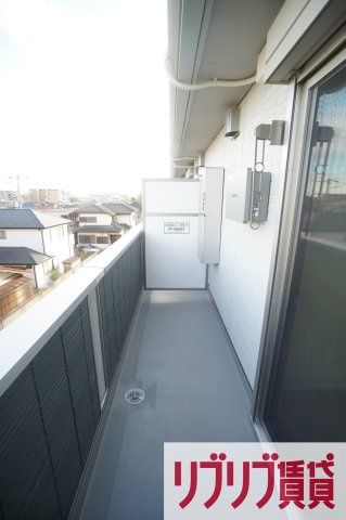 D-room穴川2丁目のバルコニー