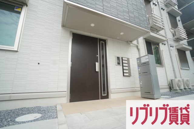 D-room穴川2丁目のエントランス