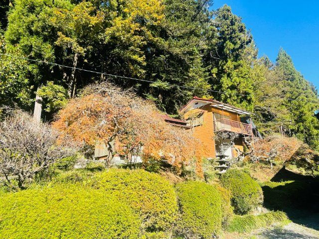 日の出町大久野　中古戸建の庭|日の出町大久野の自然豊かな敷地です！