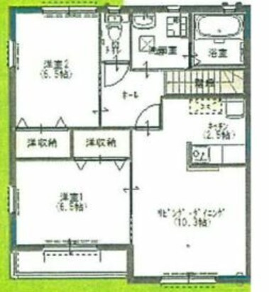 【間取り】 | カーサ　ムゲーテA