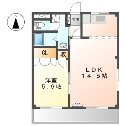 ホワイトハウス草間の間取り