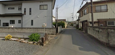 【前面道路含む現地写真】 | 桜川市鍬田6DK中古住宅 | Google地図参照