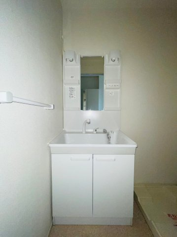 カウンターキッチン！！JUASの洗面所