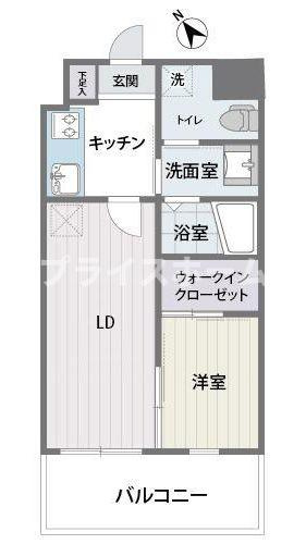 【間取り】 | グランフォーレ薬院南 | 間取り図