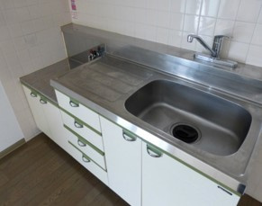 Kフラットのキッチン