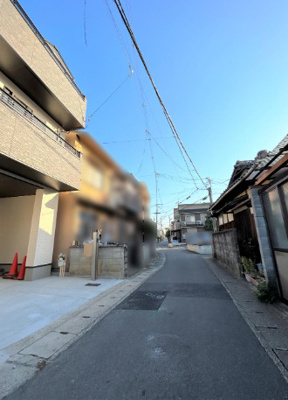 【前面道路含む現地写真】 | 嵯峨野有栖川町　築後未入居