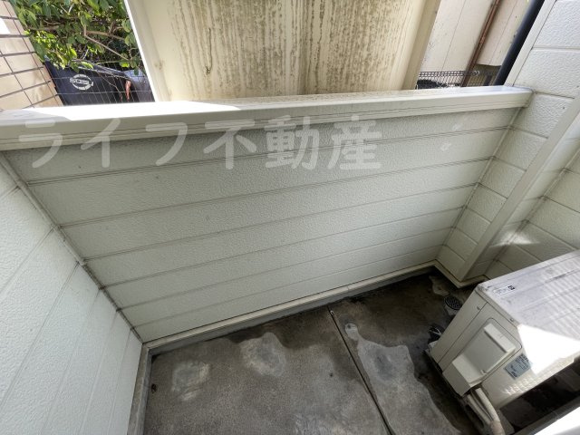 プラザハピネス小若江のバルコニー|バルコニー付きです