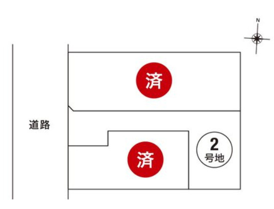 神垣町 新築戸建の区画図