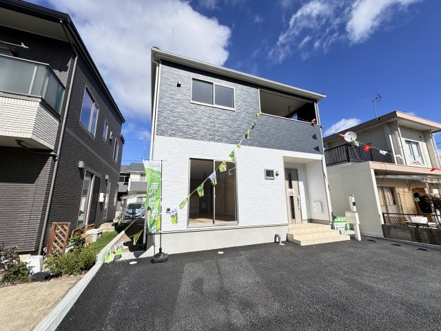 新築　前橋市大利根町第1　クレイドルガーデン　1号棟の外観|現地写真　前橋市大利根町第1　クレイドルガーデン　1号棟