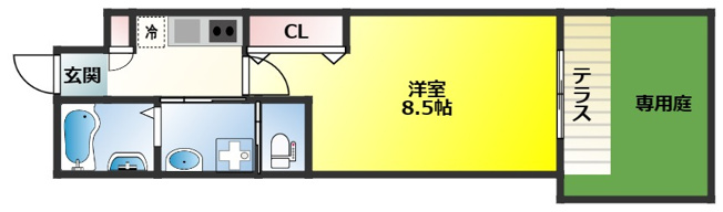 【間取り】 | ワコーレヴィータ上新庄EAST 仲介手数料無料