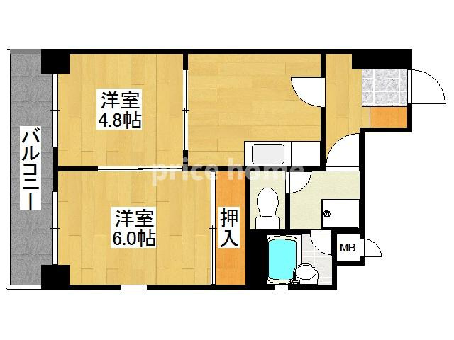 【間取り】 | Ｇｒｅｅｎ Ｖｉｅｗ姪浜