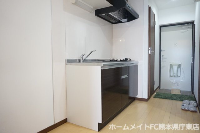 熊本市東区新外２丁目の賃貸マンションのキッチン