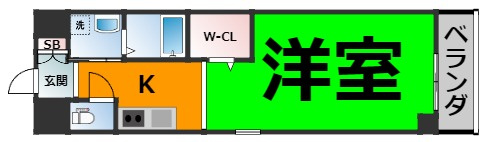 仲介手数料0円！！丸の内エンブルコートの間取り