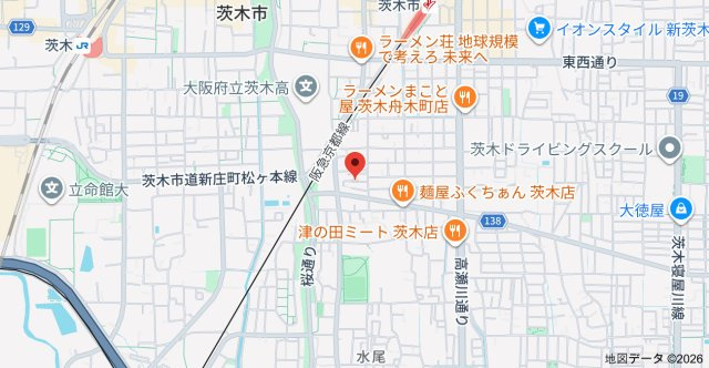 メゾン茨木主原2号館の地図