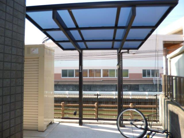倉敷市中庄のアパートのその他共用部分|自転車置き場